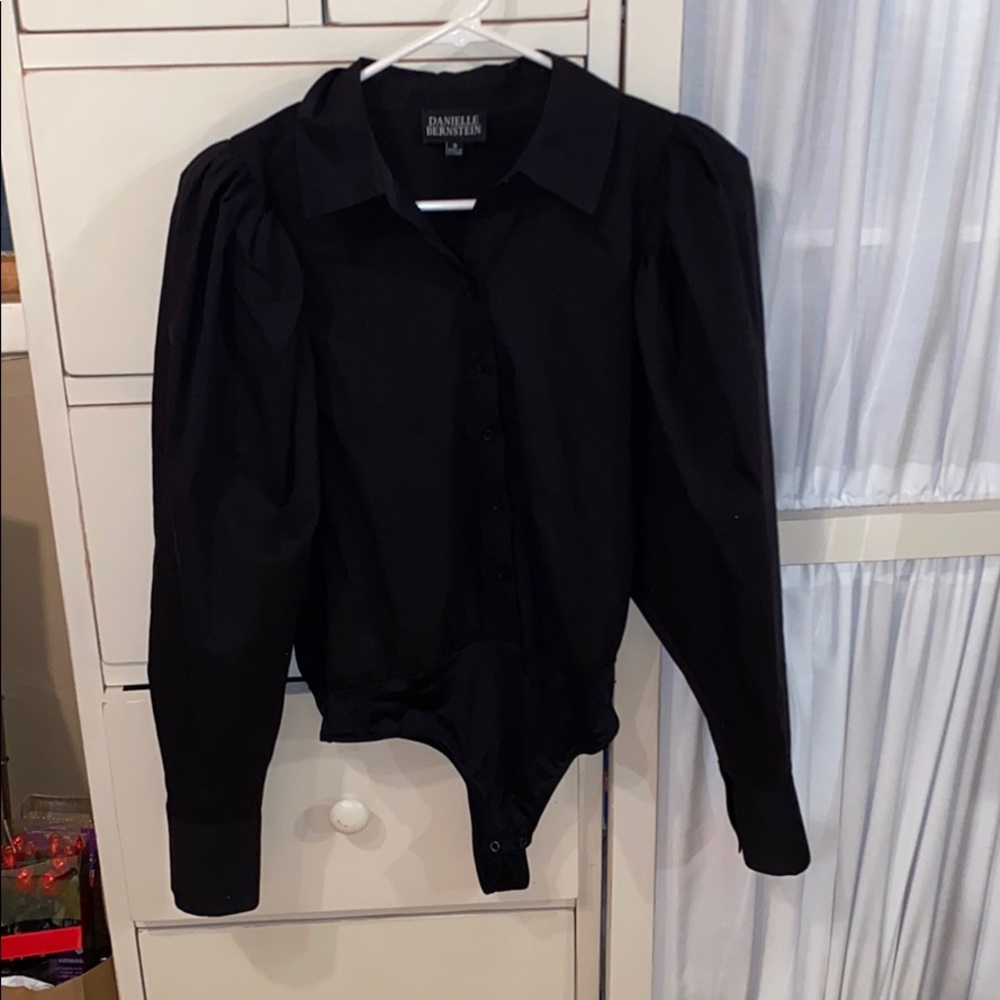 Danielle Bernstein(WeWoreWhat) PuffSleeve Bodysuit